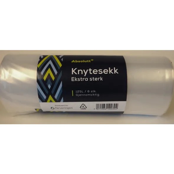 Absolutt Knytesekk Klar 125 l