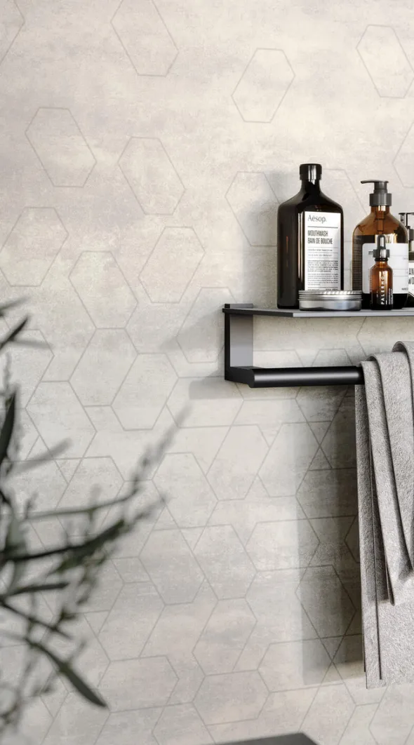 Aquarelle Connect Grey Våtromsvegg 2 m