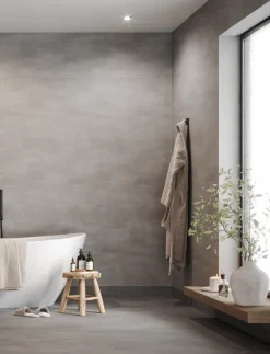 Aquarelle Raw Concrete Dark Grey Våtromsbelegg 2 m