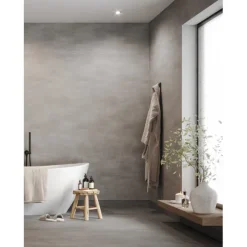 Aquarelle Raw Concrete Dark Grey Våtromsvegg 2 m