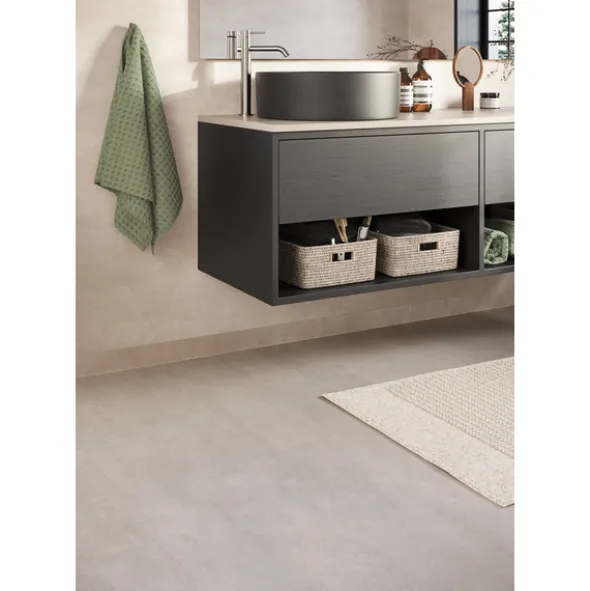 Aquarelle Raw Concrete Grey Våtromsbelegg 2 m