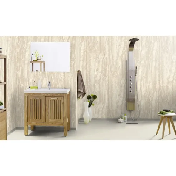 Aquarelle Travertine Beige Våtromsvegg 2 m