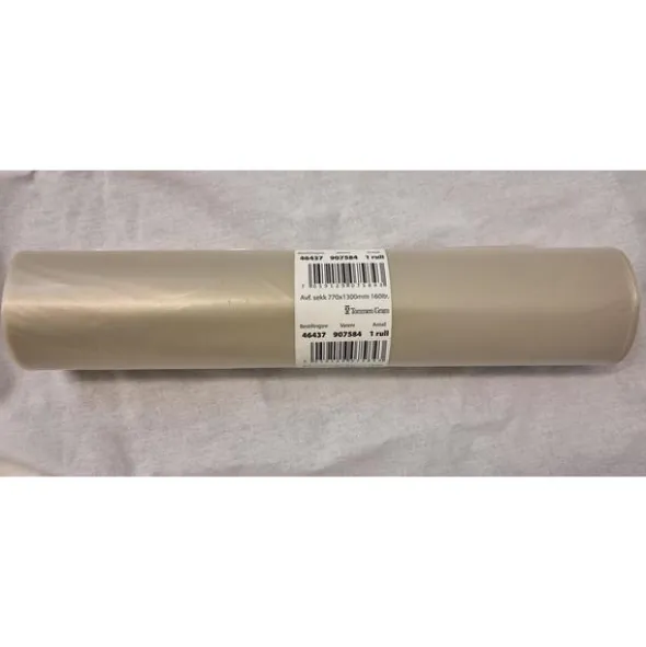 Avfallsekk Proff Klar 77x130 cm 70MY 160 l