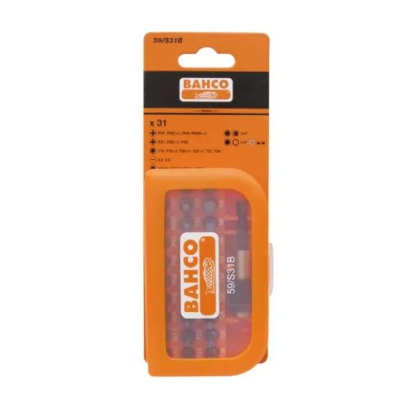 Bahco Bits 31 Deler Basic 1/4"