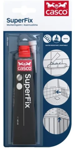 Casco Monteringslim Superfix Hvit 40 ml