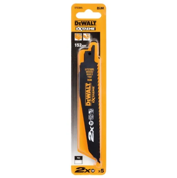 DeWalt Bajonettsagblad DT2300L 152 mm