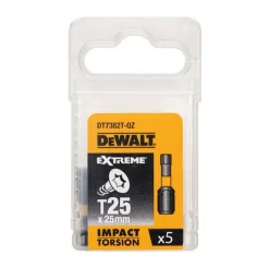 DeWalt Bits Torsion T25 DT7382T 25 mm 5 Stk