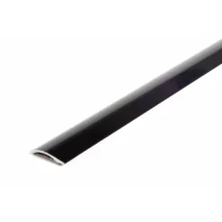 D-profile Nivålist 0-12mm Sort B:40mm Selvklebende 2m