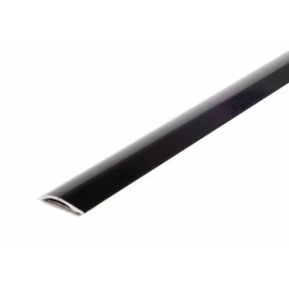 D-profile Nivålist 0-12mm Sort B:40mm Selvklebende 2m
