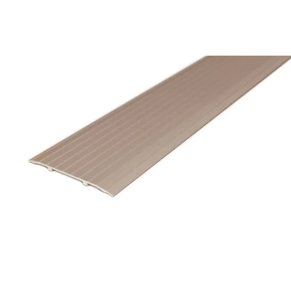 D-profile Skjøtelist 100mm Bronse Uboret 2m