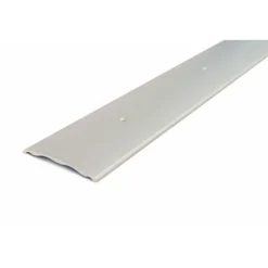 D-profile Skjøtelist 60mm Sølv Boret 1m