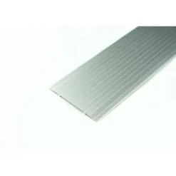 D-profile Skjøtelist 120mm Sølv Uboret 2m