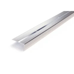 D-profile Trappenese 42X22mm Krom Anod 3m