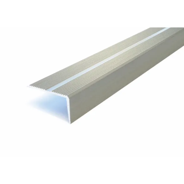 D-profile Trappenese 42X22mm Nordic Grafit 3m