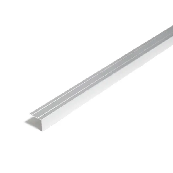 D-profile Trappenese 25X20mm Sølv Selvklebende 1m