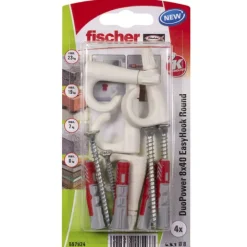 Fischer Rundkrok Easyhook Duopower 6X30 BK a' 6stk