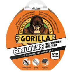 Gorilla Tape Lerret - Hvit 27 m x 48 mm