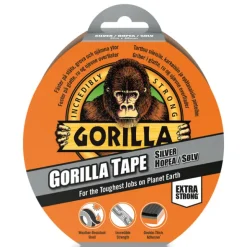 Gorilla Tape Lerret - Sølv 32 m x 48 mm
