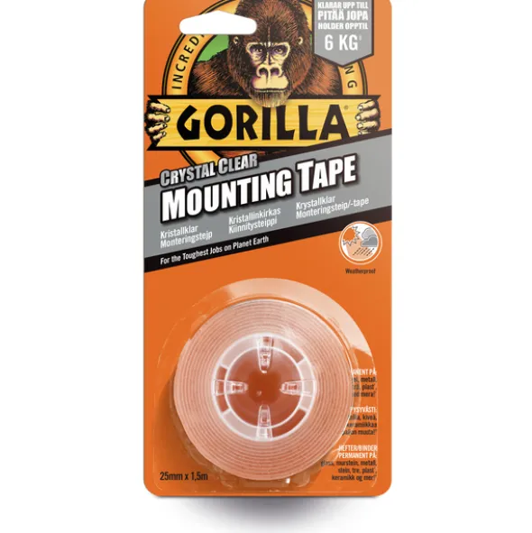Gorilla Tape Montering - 1,52 m x 25,4 mm