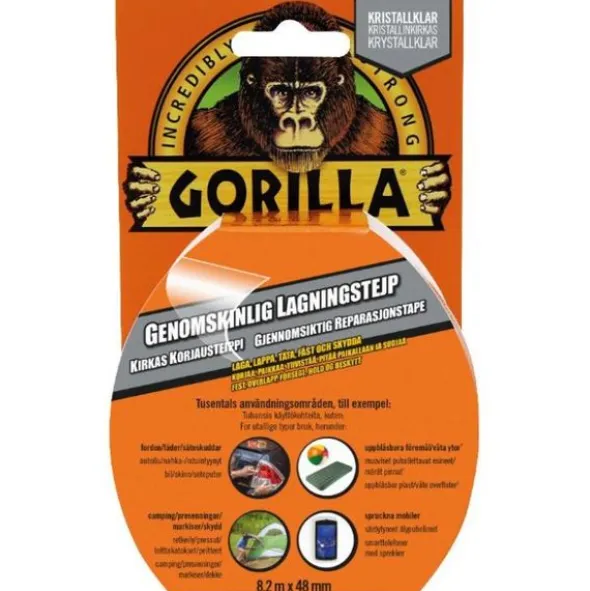 Gorilla Tape Repair - Clear 8,2 m x 48 mm