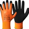 Granberg Monteringshanske Lateks - Orange/Sort 10