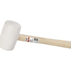 Gummihammer Med Treskaft - Hvit 450 gr