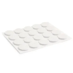 Habo Gulvbeskyttelse Filt 106 - Ø17 mm Hvit
