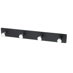 Habo Knaggrekke 13684 - Sort Krom