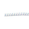 Habo Tau Elastisk - 6mm Hvit/Blå 10m