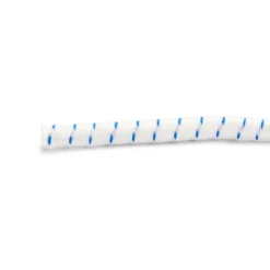 Habo Tau Elastisk - 6mm Hvit/Blå 10m