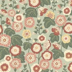 Happy Hollyhocks 9172
