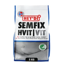 Heydi Semfix Flis Lim Hvit 5 kg