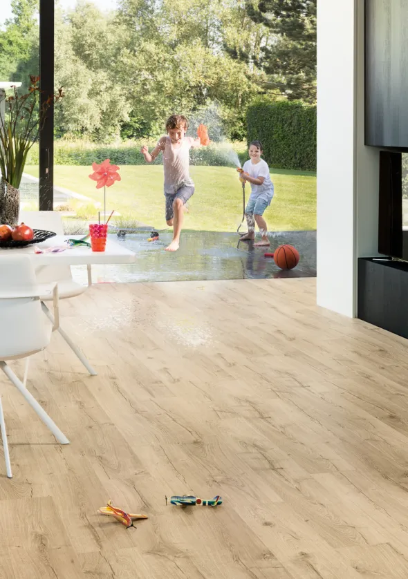 Impressive Classic Oak Beige Laminatgulv
