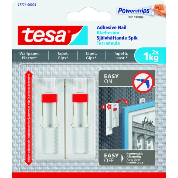 Limspiker Til Tapet Justerbar 2 stk - 1 kg