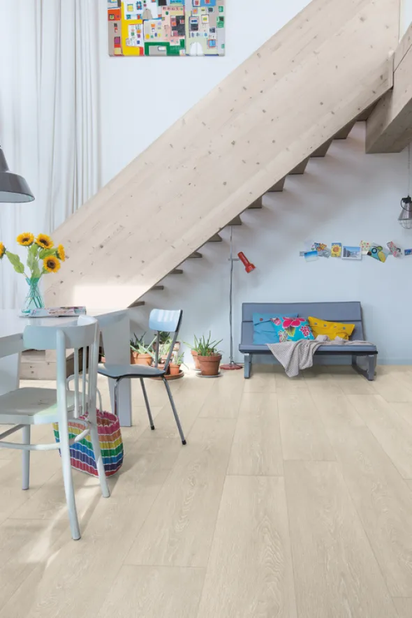 Majestic California Lysebeige Eik Laminatgulv