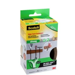 3M Borrelås Strong Klar Rull25 mm x 1,2 m