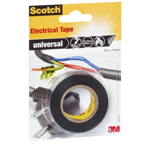 3M Eltape 4401 Isolasjonstape Sort 15 mm x 10 m