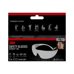 3M Vernebrille Securefit Klar - 200CC1