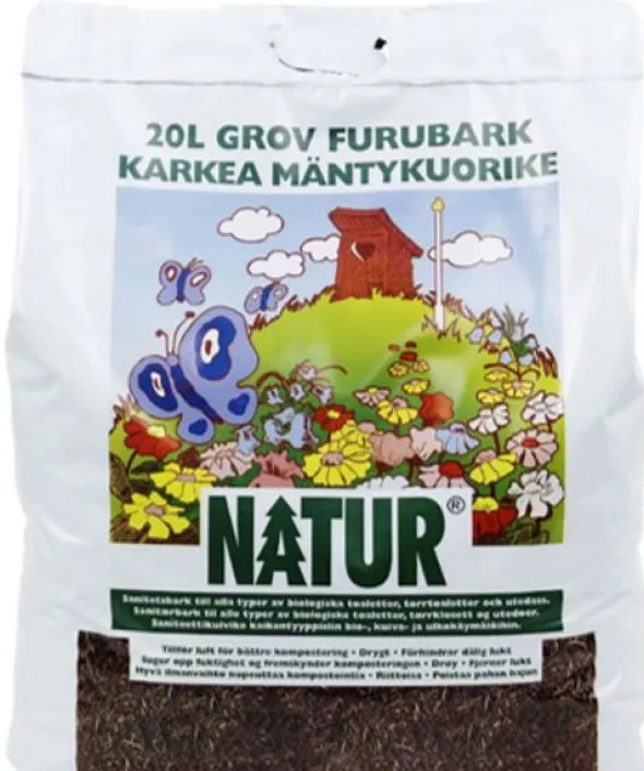 Natur Sanitærbark Grov 20 l