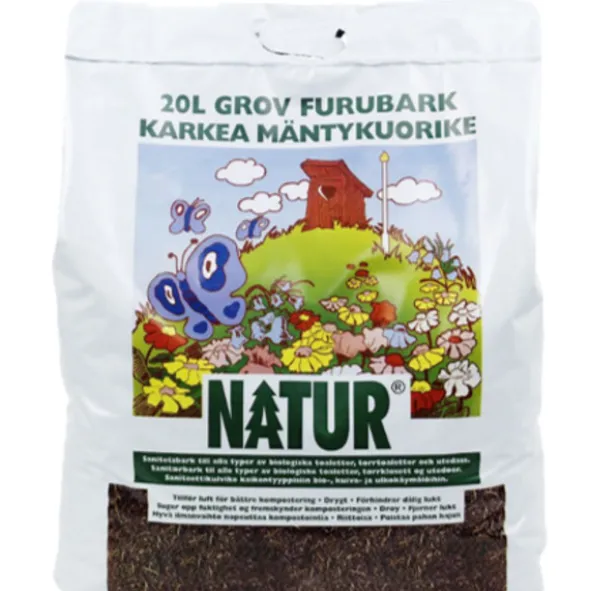 Natur Sanitærbark Grov 20 l