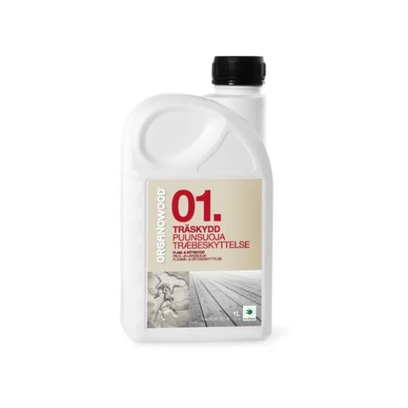 OrganoWood 01 Trebeskyttelse Flamme- og Råtebeskyttelse 3 l
