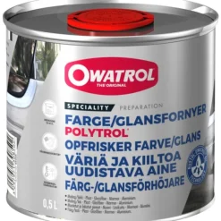 Owatrol Polytrol Farge Fornyer Plastrens 0,5 l