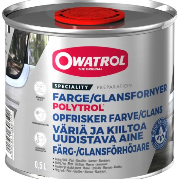 Owatrol Polytrol Farge Fornyer Plastrens 0,5 l