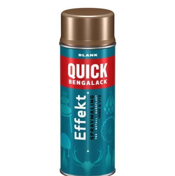 Quick Bengalack Effektspray Kobber Metallic Blank 400 ml