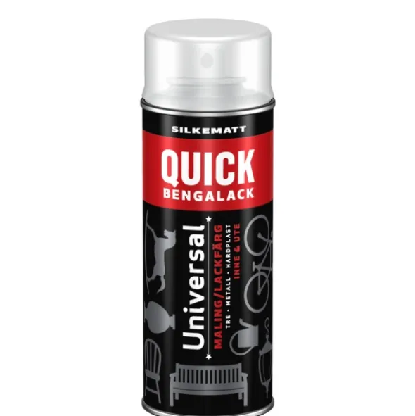 Quick Bengalack Spray Klar Silkematt 400ml