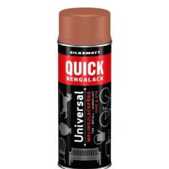 Quick Bengalack Spray Rød Terracotta Silkematt 400ml