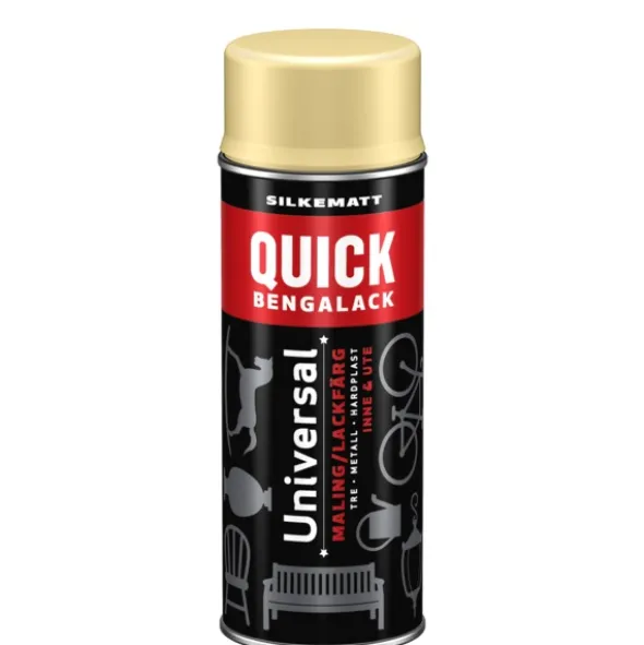 Quick Bengalack Spray Siv Silkematt 400ml