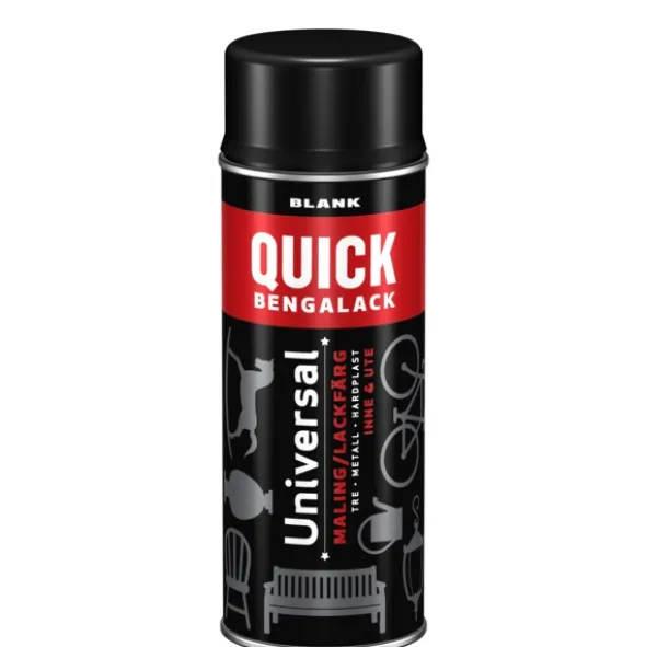 Quick Bengalack Spray Sort Blank 400ml
