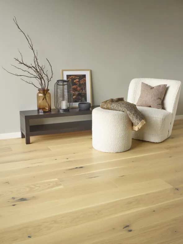 Saga Exclusive Limestone Oak Parkett