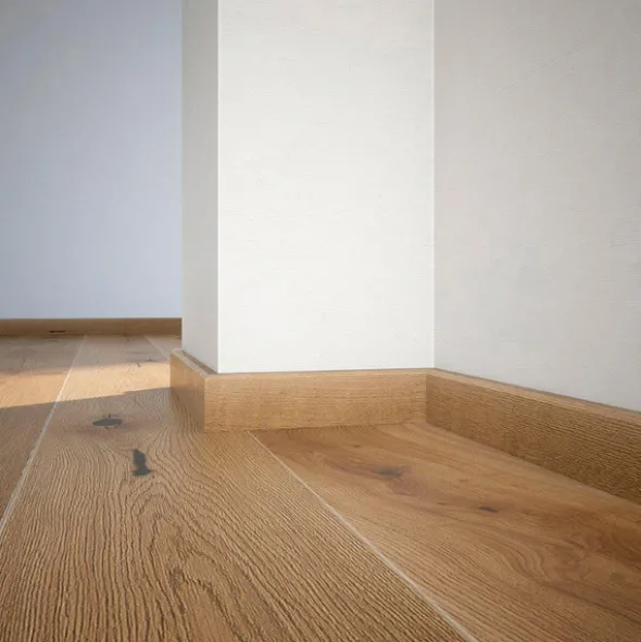 Saga Fotlist Glatt Eik Sense Brun Natur 16x60x220mm